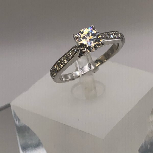75ct Round Brilliant Cut GIA Diamond Ring