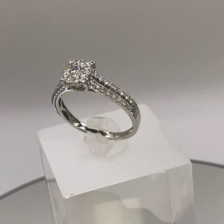 75tw Diamond Cluster Ring